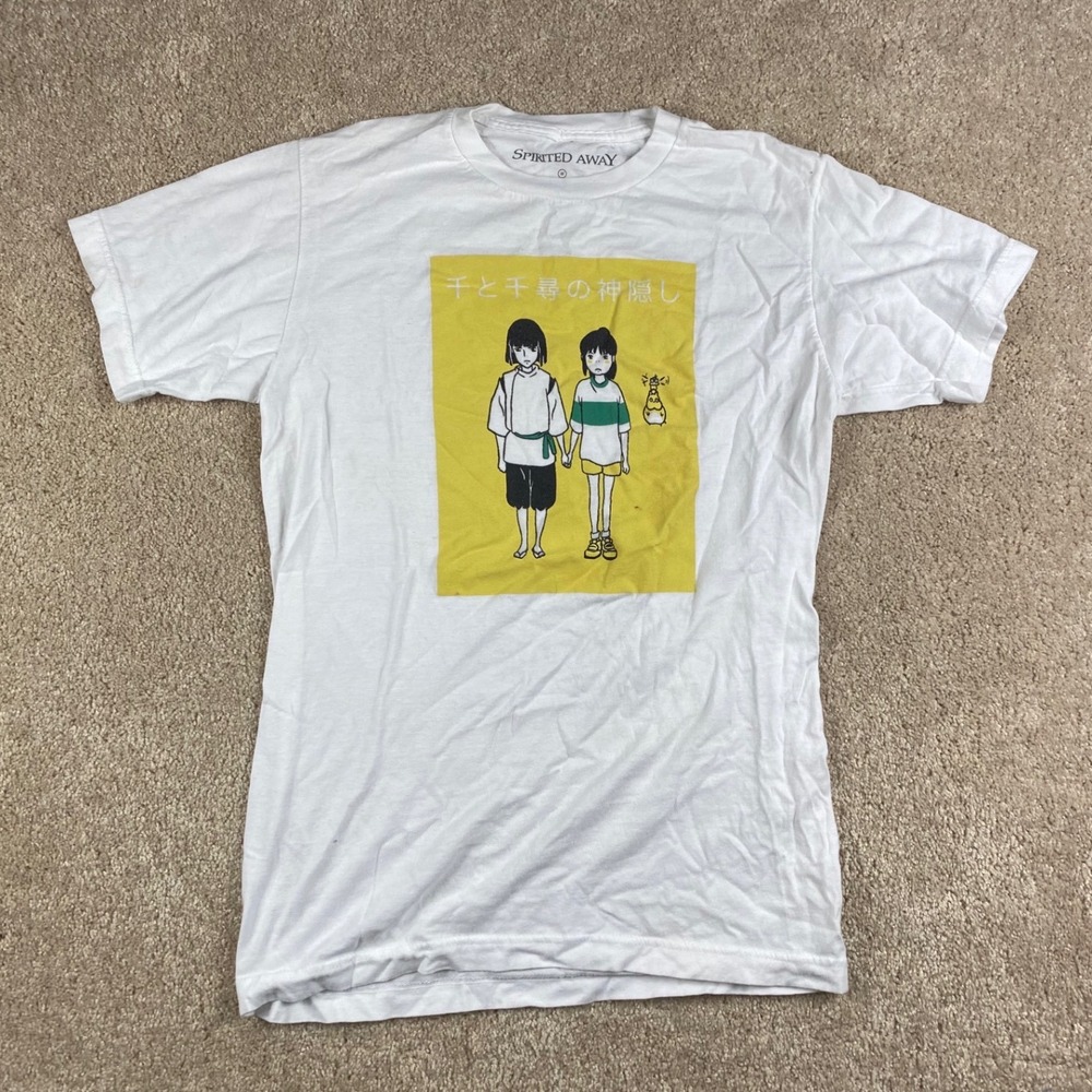 Her Universe Spirited Away Haku Chihiro White Graphic Tee Shirt Womens Medium